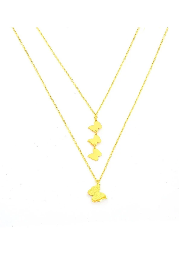 Gold Çelik Kolye
