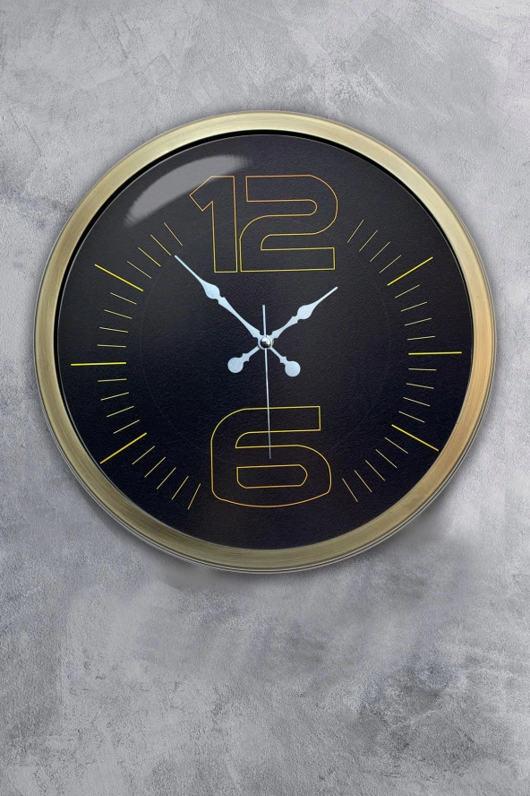 40 Cm Eskitme Metal Klas Duvar Saati
