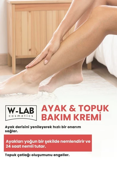 W-Lab Kozmetik Ayak ve Topuk Bakım Kremi 100 ML - 3