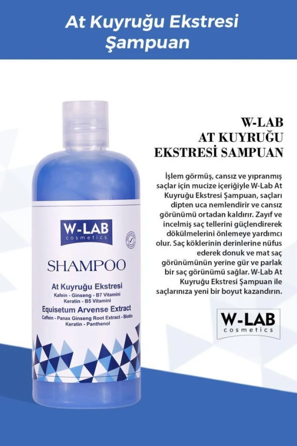 W-Lab Kozmetik Şampuan Ve Saç Bakım Yağı Set - 3