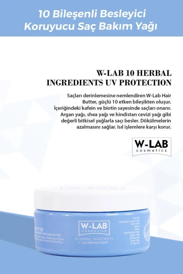 W-Lab Kozmetik 10 Bileşenli Besleyici Koruyucu Saç Bakım Yağı 250 ML - 2