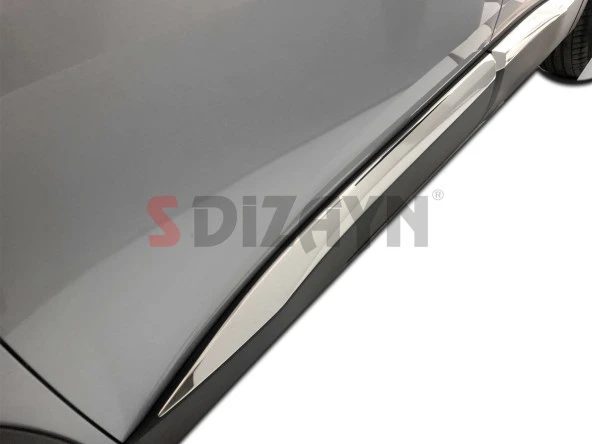 Peugeot 3008 Krom için Yan Kapı Çıtası 4 Parça. 2016 Üzeri - Resim 4