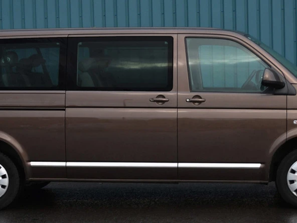 Volkswagen T5 Transporter için Krom Yan Kapı Çıtası 5 Parça. (K.Ş) 2010 Üzeri - 2