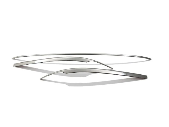 Volkswagen Passat B8.5 için Krom Arka Tampon Alt Çıtası 3 Parça 2019 Ve Üzeri - Resim 2