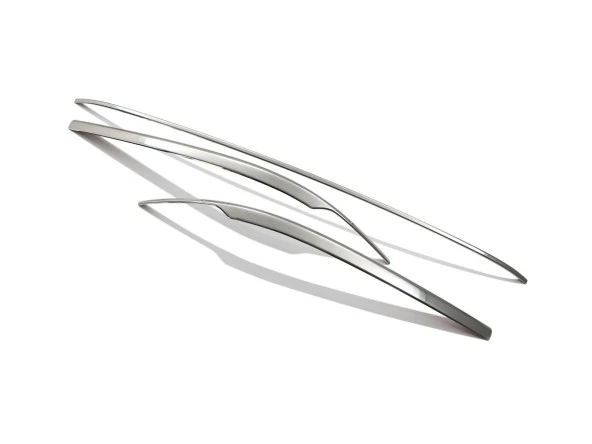 Volkswagen Passat B8.5 için Krom Arka Tampon Alt Çıtası 3 Parça 2019 Ve Üzeri - Resim 3