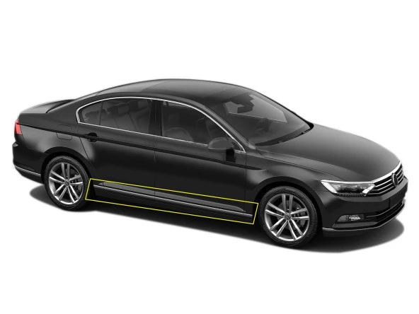 Volkswagen Passat B8.5 için Krom Yan Kapı Çıtası 8 Parça 2019 Ve Üzeri - 3