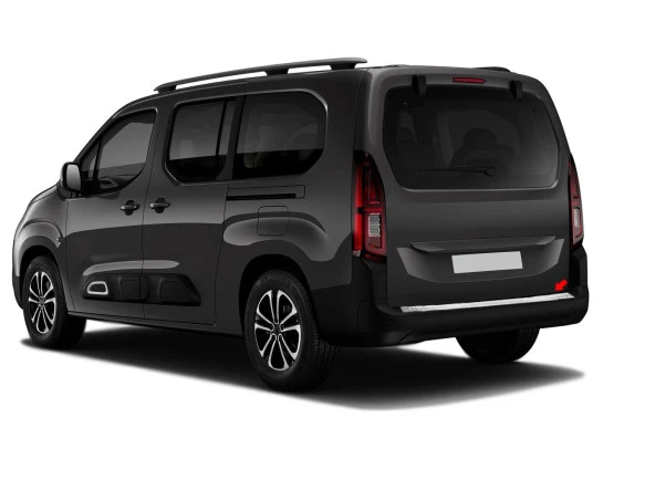 Citroen Berlingo 3 için Krom Arka Tampon Eşiği 2019 Ve Üzeri - Resim 4