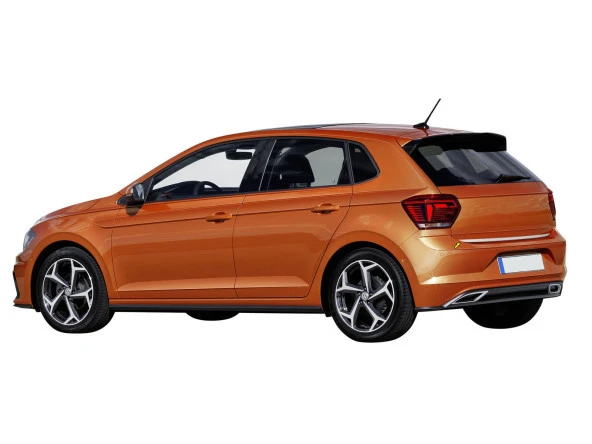 Volkswagen Polo Mk6 için Krom Bagaj Alt Çıta 2017-2021