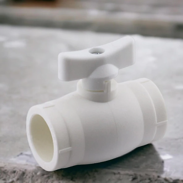 Mini Vana Plastik 25lik Küresel PPRC Pvc Vanası Dişsiz Aç Kapa Boru Kaynak Makine Bağlantılı - 3