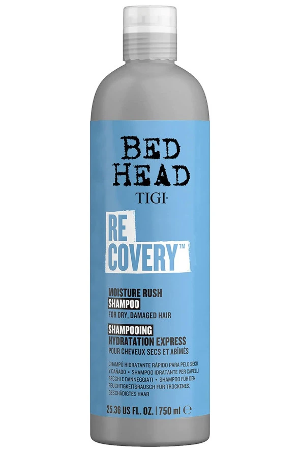 Tigi Bed Head Kuru ve Hasarlı Saçlar İçin Nemlendirici Şampuan 750ML