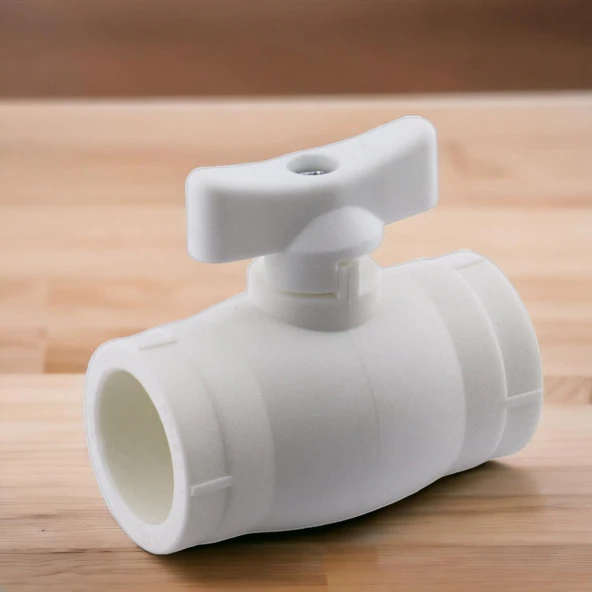 Mini Vana Plastik 25lik Küresel PPRC Pvc Vanası Dişsiz Aç Kapa Boru Kaynak Makine Bağlantılı - 4