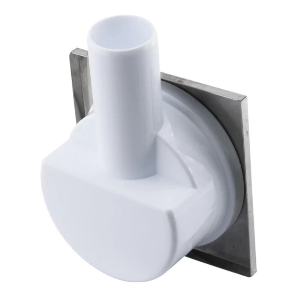Metal Plastik Yer Süzgeci Banyo Izgara Lavabo Pis Su Gideri Kapak Kapağı Yandan Çıkışlı Sifon 32 mm - 6