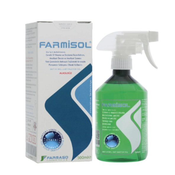 Farmisol Yeni Nesil Yara Yanık Bakım ve Temizleme Losyonu 500 ml