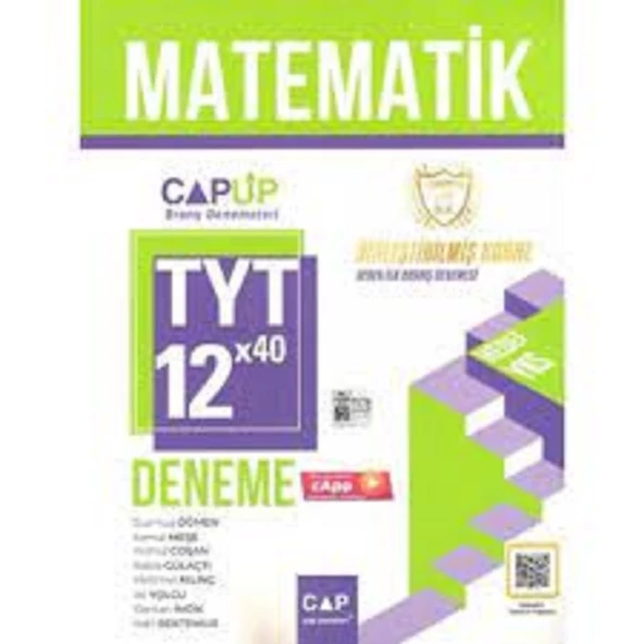 TYT Matematik 12 x 40 Up Deneme Çap Yayınları