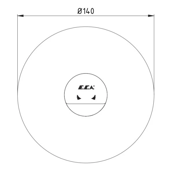 ECA Myra Ankastre Duş Bataryası Sıva Üstü 102167103H-Y - Resim 2