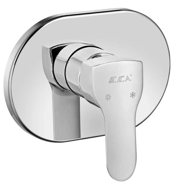 ECA Star Ankastre Duş Bataryası Sıva Üstü 102167109-E ürün görseli