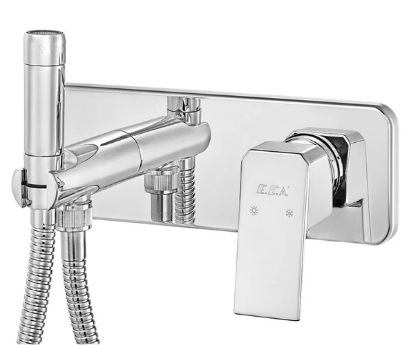 ECA Tiera Ankastre Taharet Bataryası Perlatörlü Sıva Üstü 102167005-KP ürün görseli