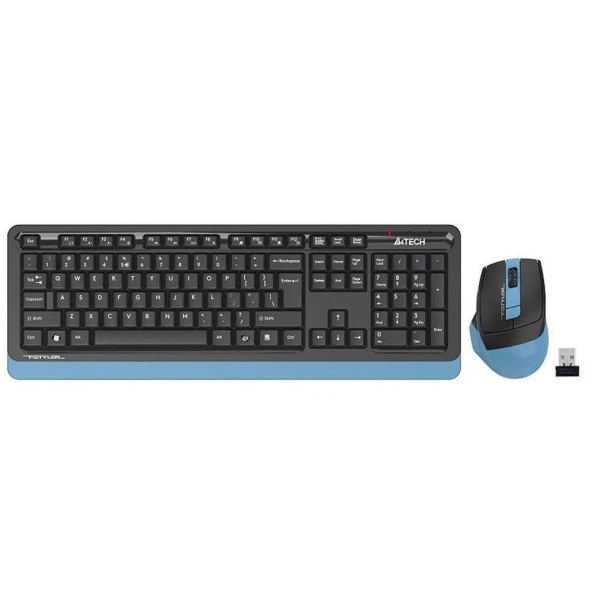A4 Tech FG1035 Kablosuz Mavi Klavye Mouse Set