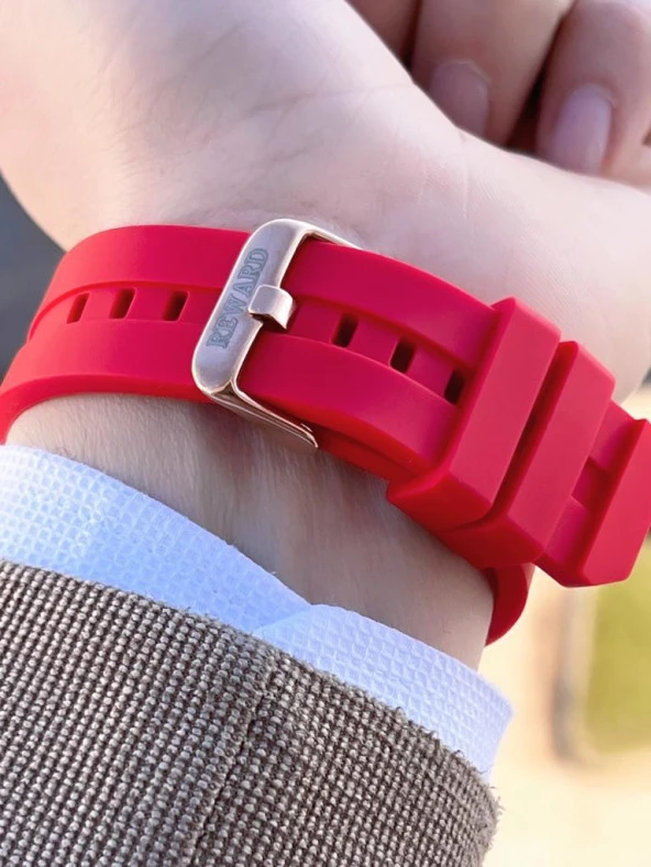 Rwd.31 Reward Tam Otomatik Silikon Kordon İç Fonksiyonları Aktif 3 Atm Suya Dayanıklı Erkek Kol Saat - Resim 2