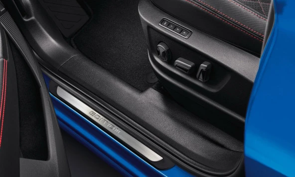 Honda Civic 9 için Krom Kapı Eşik Koruması Edition Line 2012-2015 4 Parça
