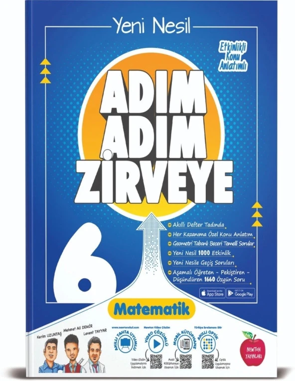 Newton Yayınları 6.Sınıf Matematik Adım Adım Zirveye Konu Anlatımlı Soru Bankası