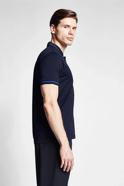 LESCON 24S-1299-24B KISA KOL POLO YAKA TSHIRT - 7