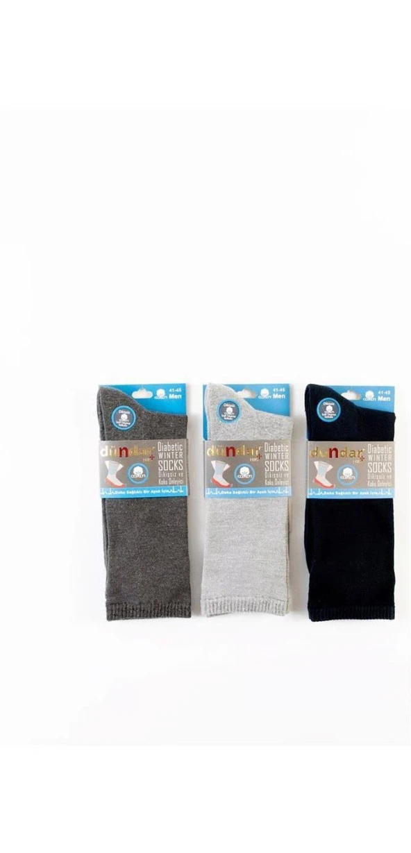 PLUS ERKEK HAVLU COTTON DİYABETİK ASORTİ 6'LI 5053