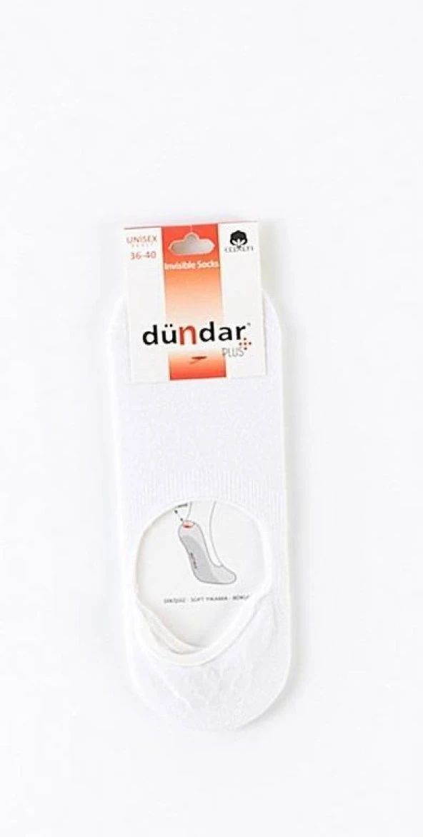PLUS KADIN İNCE BABET BEYAZ 6'LI 8214