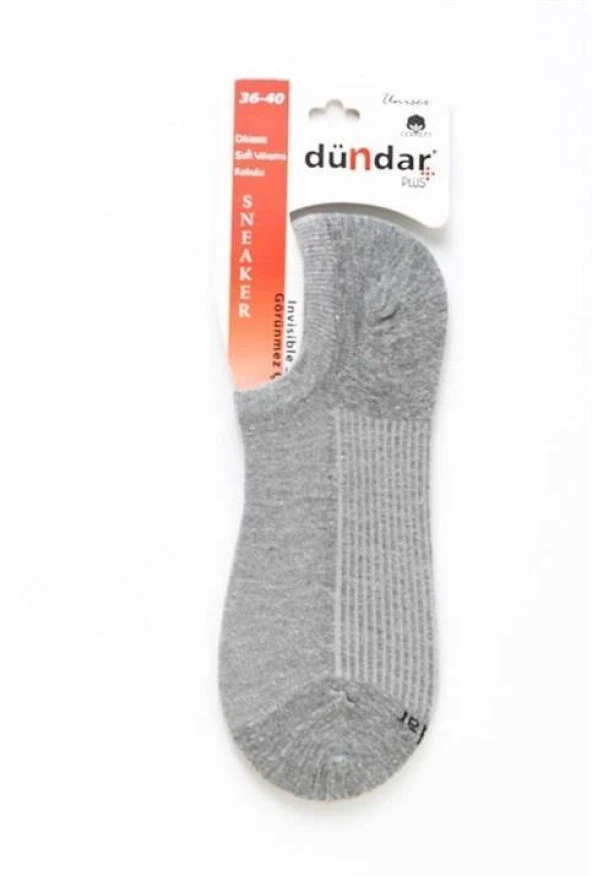 PLUS KADIN SNEAKER DİKİŞSİZ GRİ 6'LI 5572