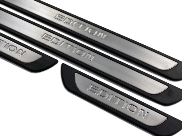 Ford Fusion Krom için Kapı Eşik Koruması Edition Line 2002-2011 4 Parça - Resim 4