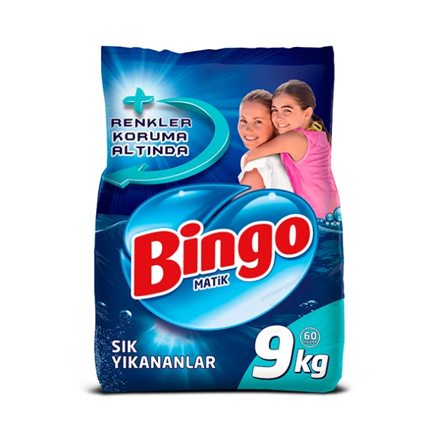 Bingo Matik 9 KG Renkli & Beyaz