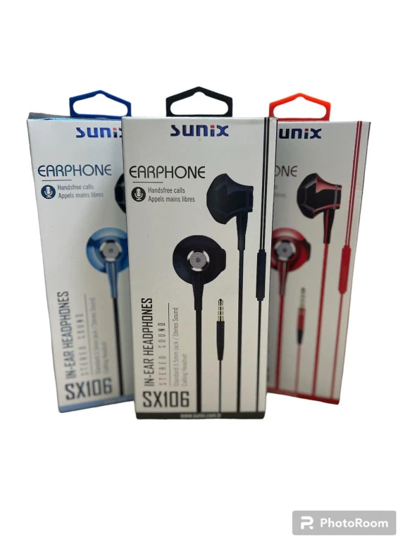 Sunix SX106 Aux Girişli Kulak İçi Kulaklık