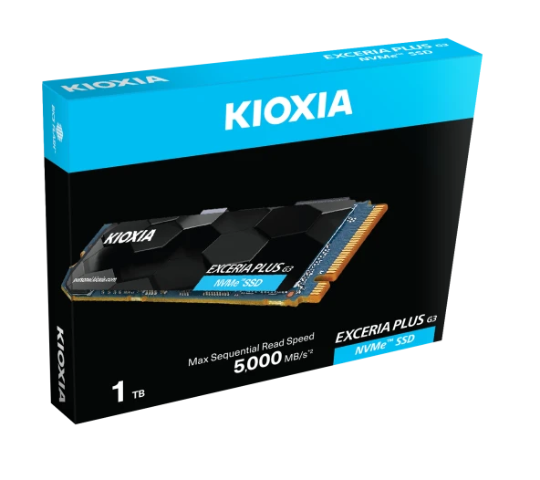 KIOXIA LSD10Z001TG8 EXCERIA PLUS G3 M.2 1TB (5000/3900MB/s) PCIe + NVMe SSD Disk (22x80MM) - 2
