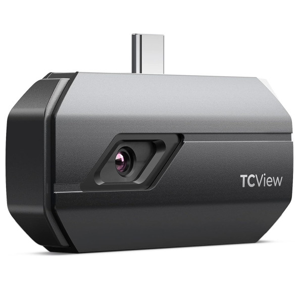 TOPDON TC001 Android için Termal Kamera, 256 x 192 IR Yüksek Çözünürlük - Gri