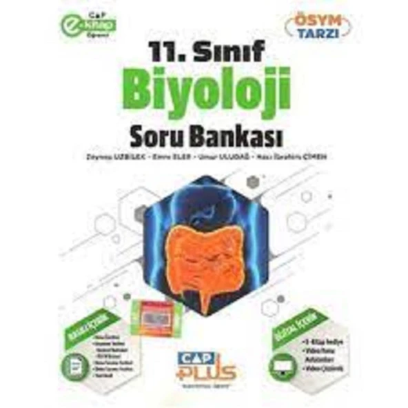 11.Sınıf Anadolu Biyoloji Soru Bankası Çap Yayınları