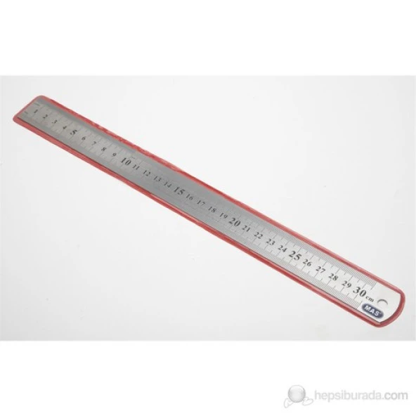 Mas 2330 Çelik Cetvel 30cm - 2