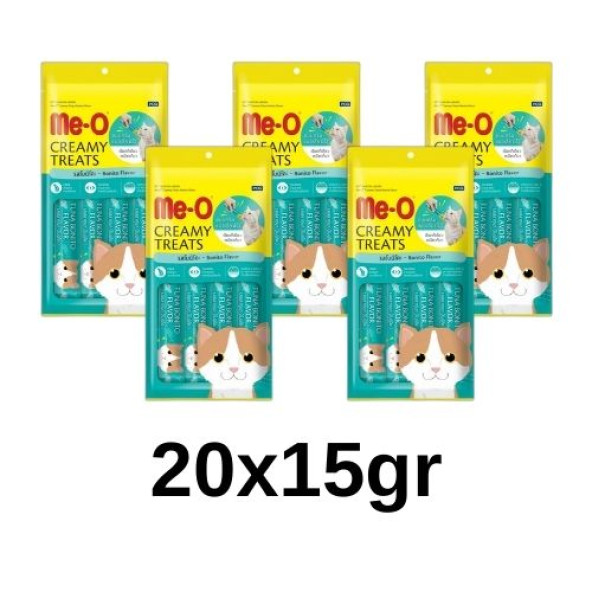 Me- O Kurutulmuş Füme Ton Balıklı Krema Kedi Ödülü 20x15 gr