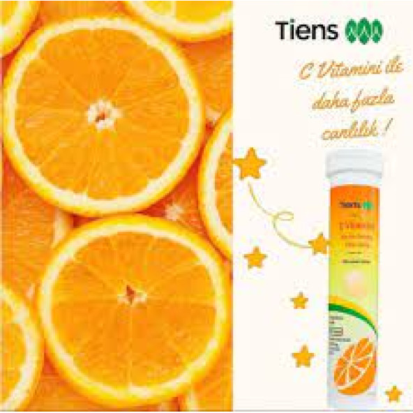 TIENS C Vitamini İçerenTakviye Edici Gıda - Efervesan Tablet - 2