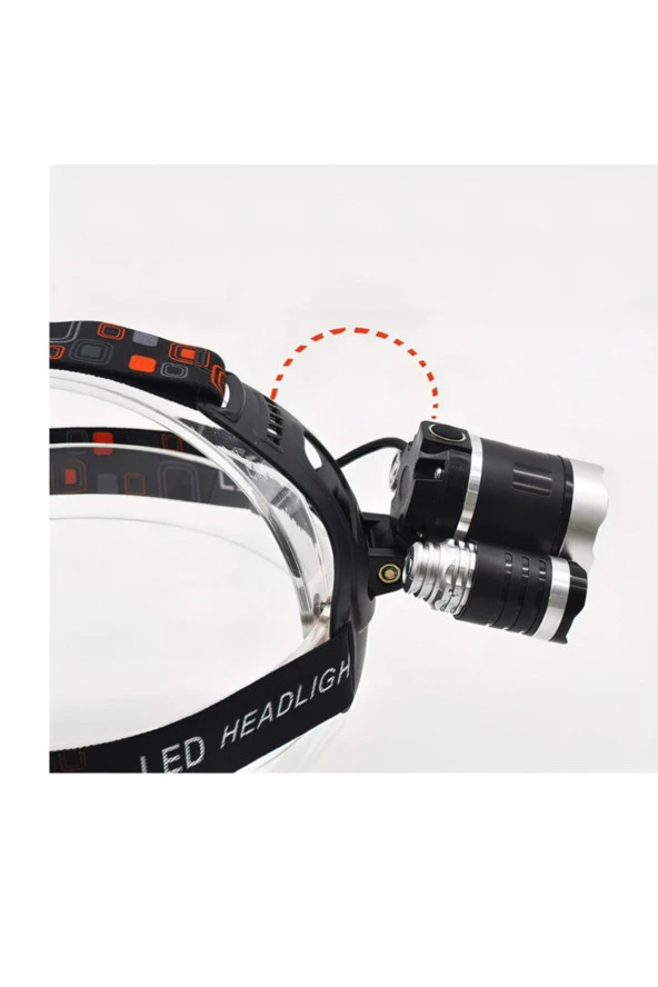 Watton Çınarcık Tog 3 Başlıklı Şarjlı Kafa Feneri Wt-256 - 2