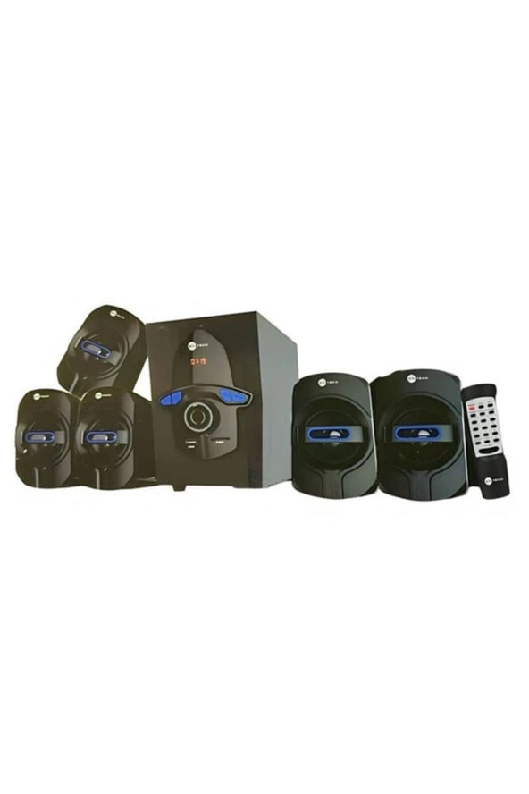 EMRTECH MD-5100BT Bluetoothlu 5+1 Dijital Ekran Radyolu USB Ses Sistemi