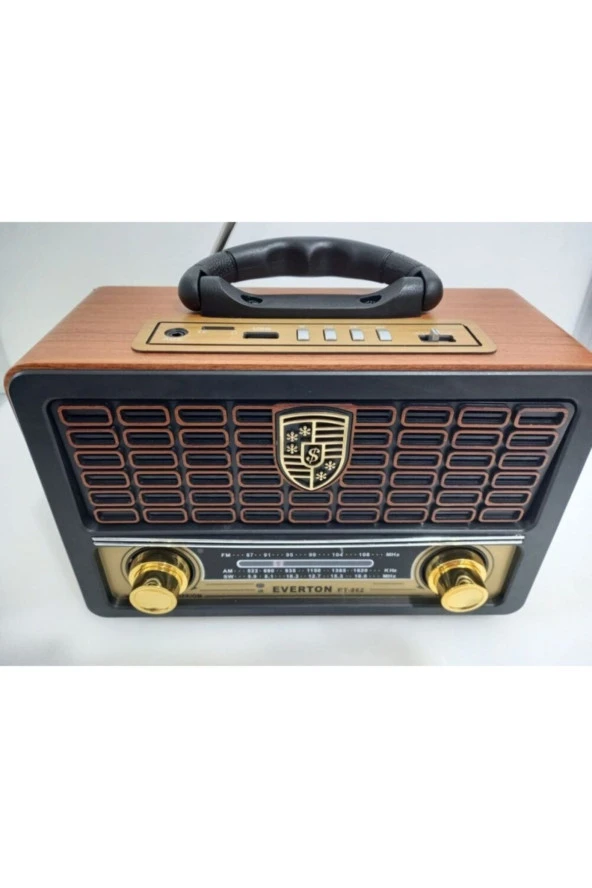 Rt-862bt Usb Sd Fm Bluetooth Destekli Kumandalı Nostaljik Radyo