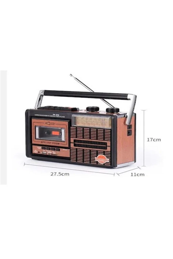 Knstar Fp-319U Retro Nostalji Radyo Kaset Çalar - 3