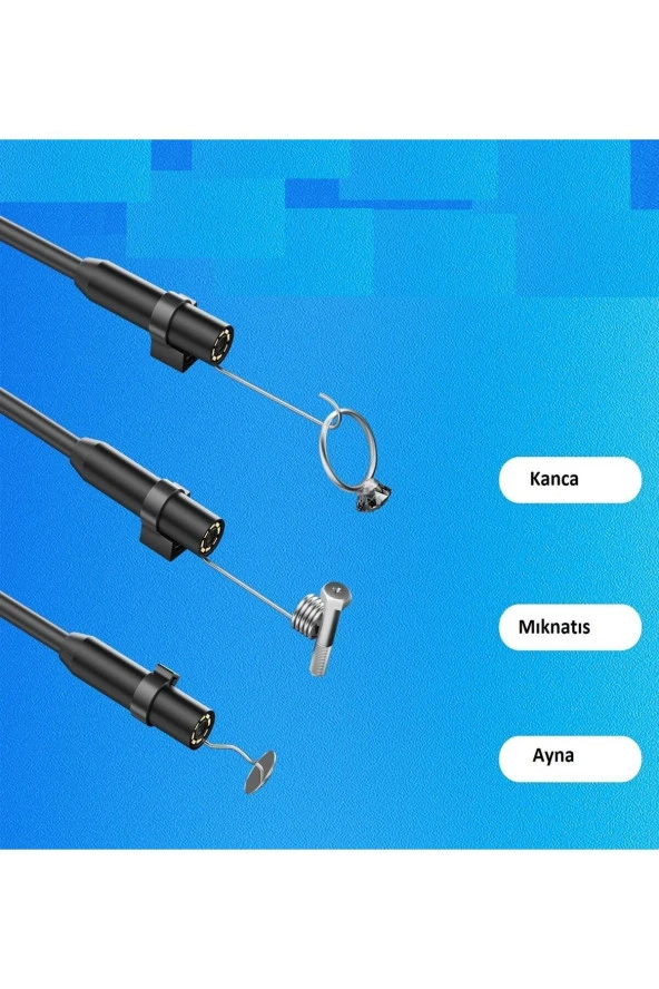 Apprise HK-318 İOS İphone İpad Uyumlu Endoskop Yılan Kamera 10 Metre (Sert Kablo) - 4