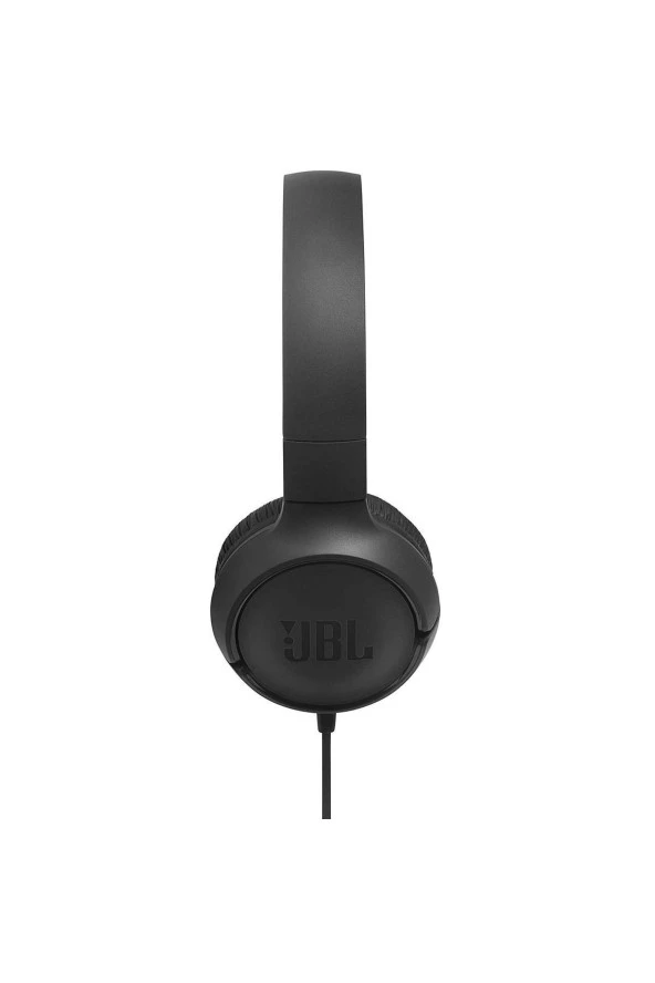 JBL Tune 500 Mikrofonlu Kablolu Kulaküstü Siyah Kulaklık - 6