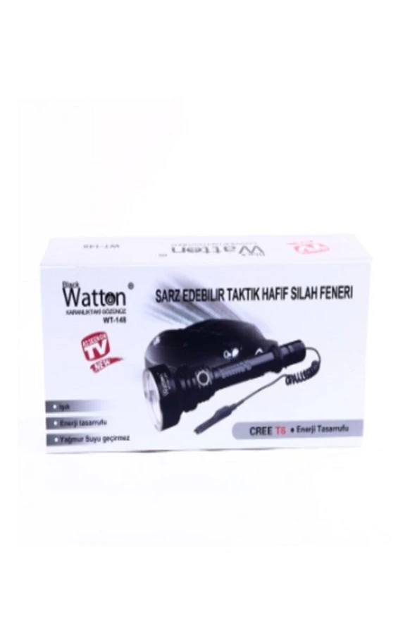 Watton Wt-148 En Güçlü Tüfek Üstü El Feneri Fener Uzaktan Komuta - 5