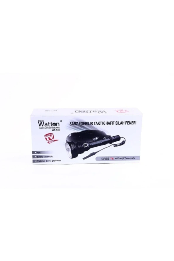 Watton Orjinal 800 Lümen Tx6 Özel Avcı Feneri Wt-148 Faturalı - 3