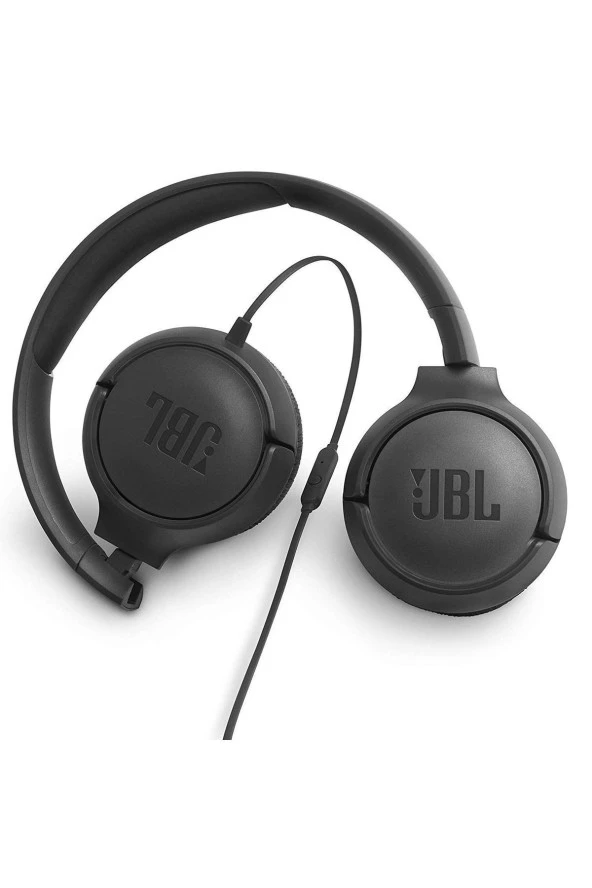 JBL Tune 500 Mikrofonlu Kablolu Kulaküstü Siyah Kulaklık - 2
