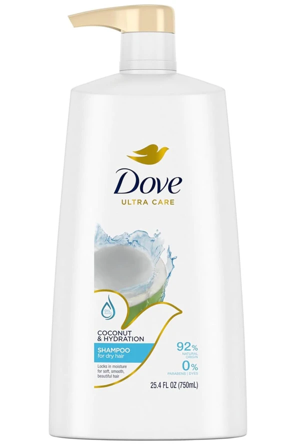 Dove Coconut & Hydration Nemlendirici Şampuan 750ML
