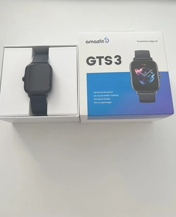 Amazfit GTS 3 Akıllı Saat Siyah (OUTLET) (12 AY EVOFONE GARANTİLİ) - 3
