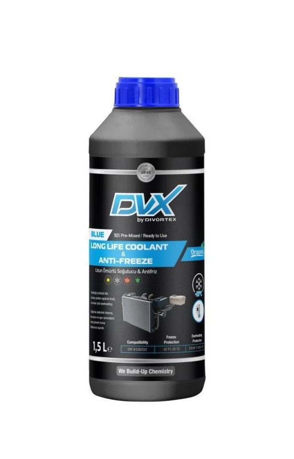 Dvx -25 Organik Mavi Antifriz 1,5 lt